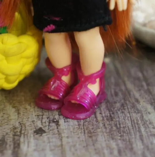 BQ2 Dolls purple shoes small toy accessories for height 11cm kelly dolls feet