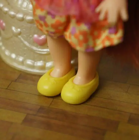 BQ2 Dolls purple shoes small toy accessories for height 11cm kelly dolls feet