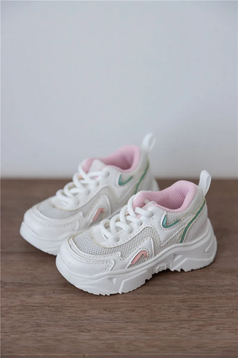 BJD Doll Boys Sports Shoes 1/3 1/4 1/6 ID75 White Youth Handsome Casual Network-surface Sneakers Toy Shoes Doll Accessories