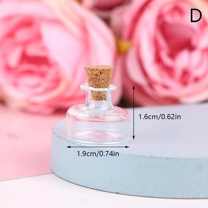 1/12 Scale Miniature Dollhouse Glass Vase Mini Stripe Wishing Glass Bottle Simulation Vase Model for Doll House Accessories Toy