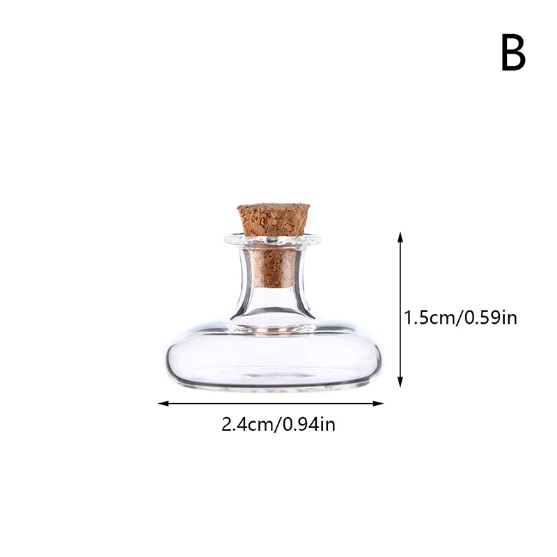 1/12 Scale Miniature Dollhouse Glass Vase Mini Stripe Wishing Glass Bottle Simulation Vase Model for Doll House Accessories Toy