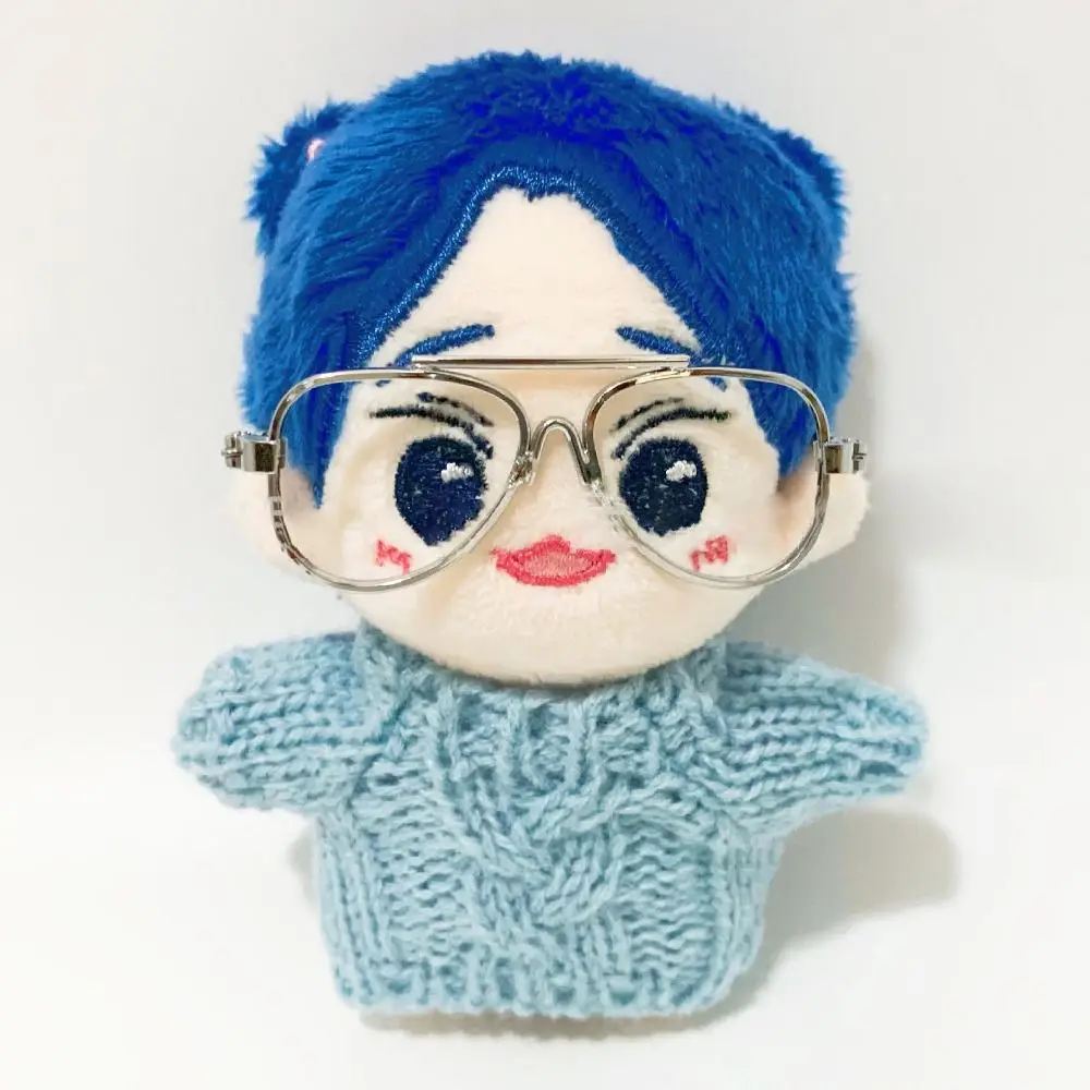 6cm Fashion Doll Sunglasses For 10cm Cotton Dolls Frame Eyeglasses for 1/3 1/4 BJD Dolls Mini Eyeglasses DIY Clothes Accessories