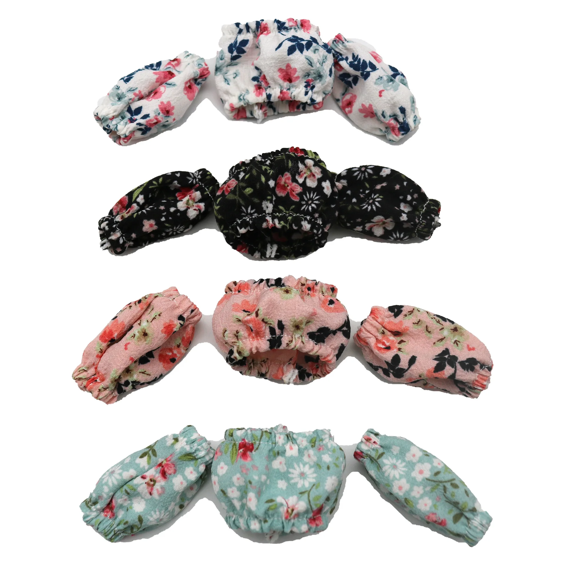 New Doll Clothing Accessories Floral Bubble Sleeve Puffy For 30 Cm Doll 1/6 Small Skirt Set 30Cm