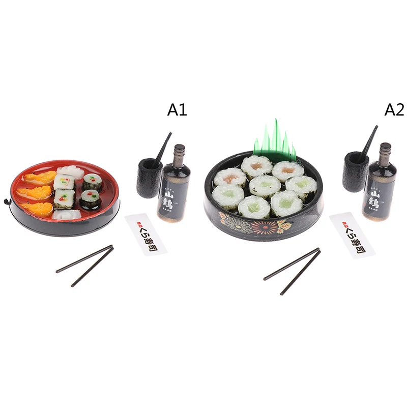Dollhouse Miniature Janpanese Sushi Rice for Dollhouse Decor Pretend food