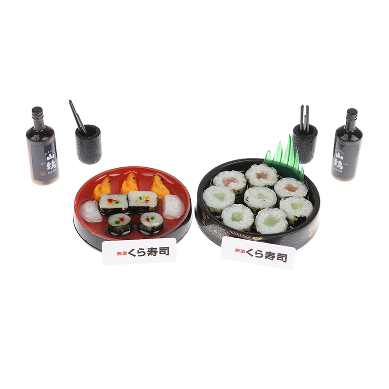 Dollhouse Miniature Janpanese Sushi Rice for Dollhouse Decor Pretend food