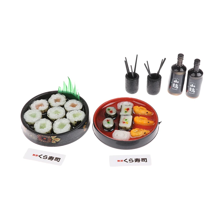 Dollhouse Miniature Janpanese Sushi Rice for Dollhouse Decor Pretend food