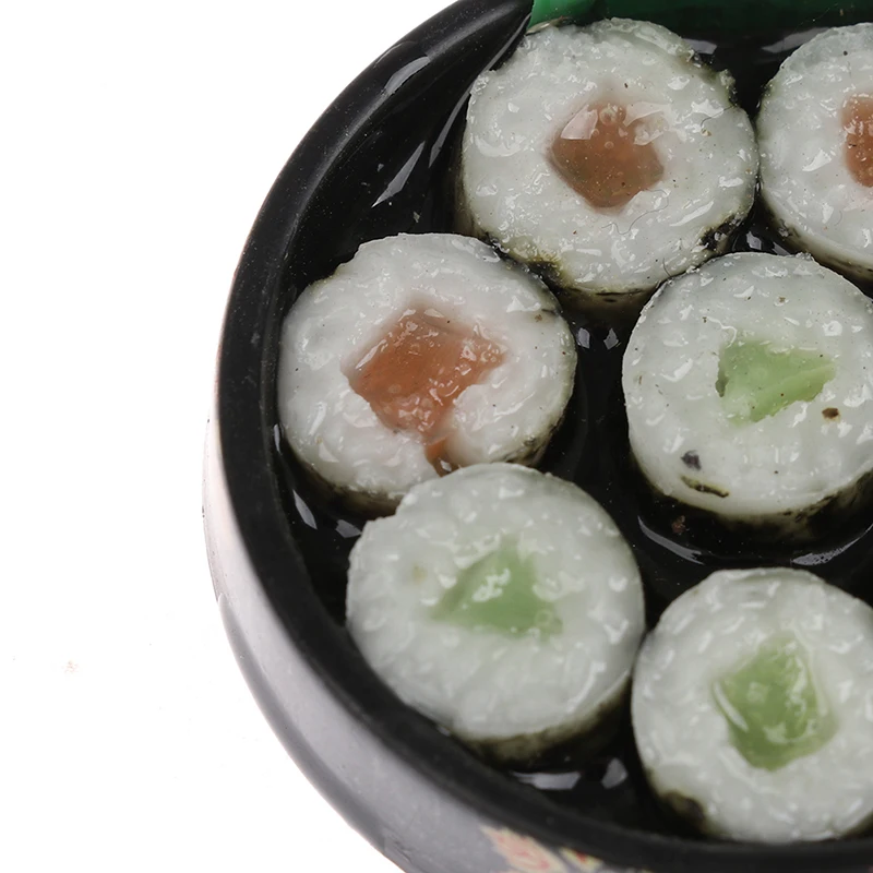 Dollhouse Miniature Janpanese Sushi Rice for Dollhouse Decor Pretend food