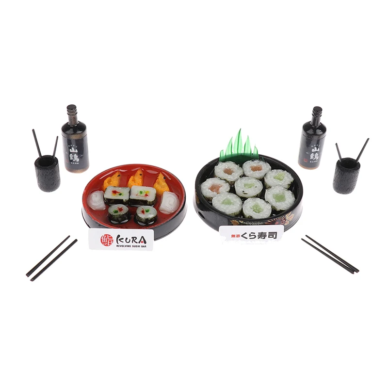 Dollhouse Miniature Janpanese Sushi Rice for Dollhouse Decor Pretend food