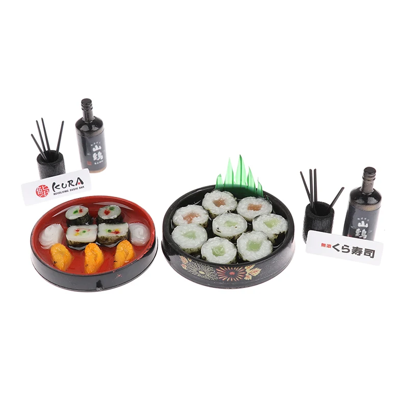 Dollhouse Miniature Janpanese Sushi Rice for Dollhouse Decor Pretend food