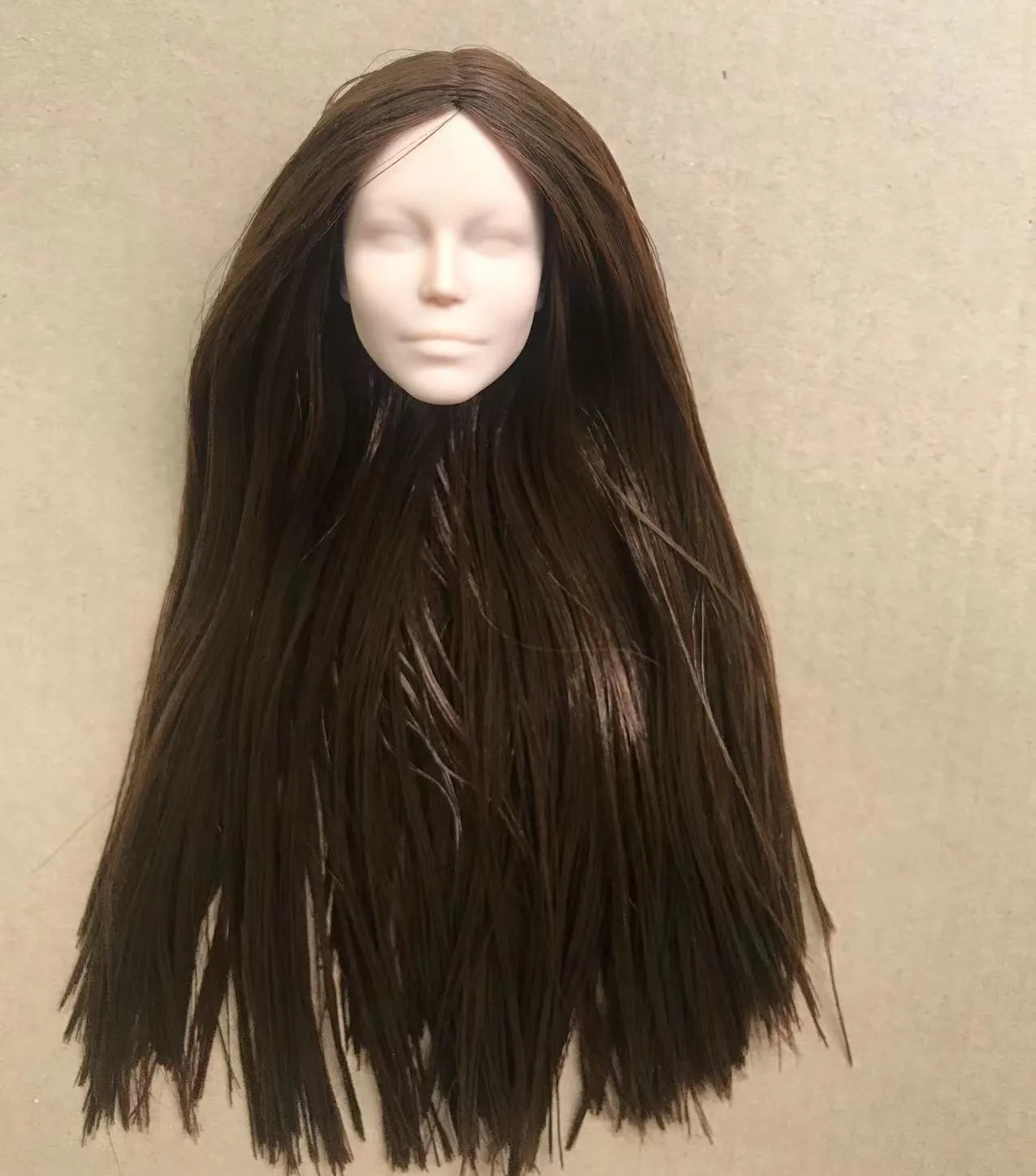 Orignal ST 70th Doll Heads Red Purple Tricolor HairDoll Accessories DIY Doll Parts Girl Christmas Gifts Rare Collection Dolls