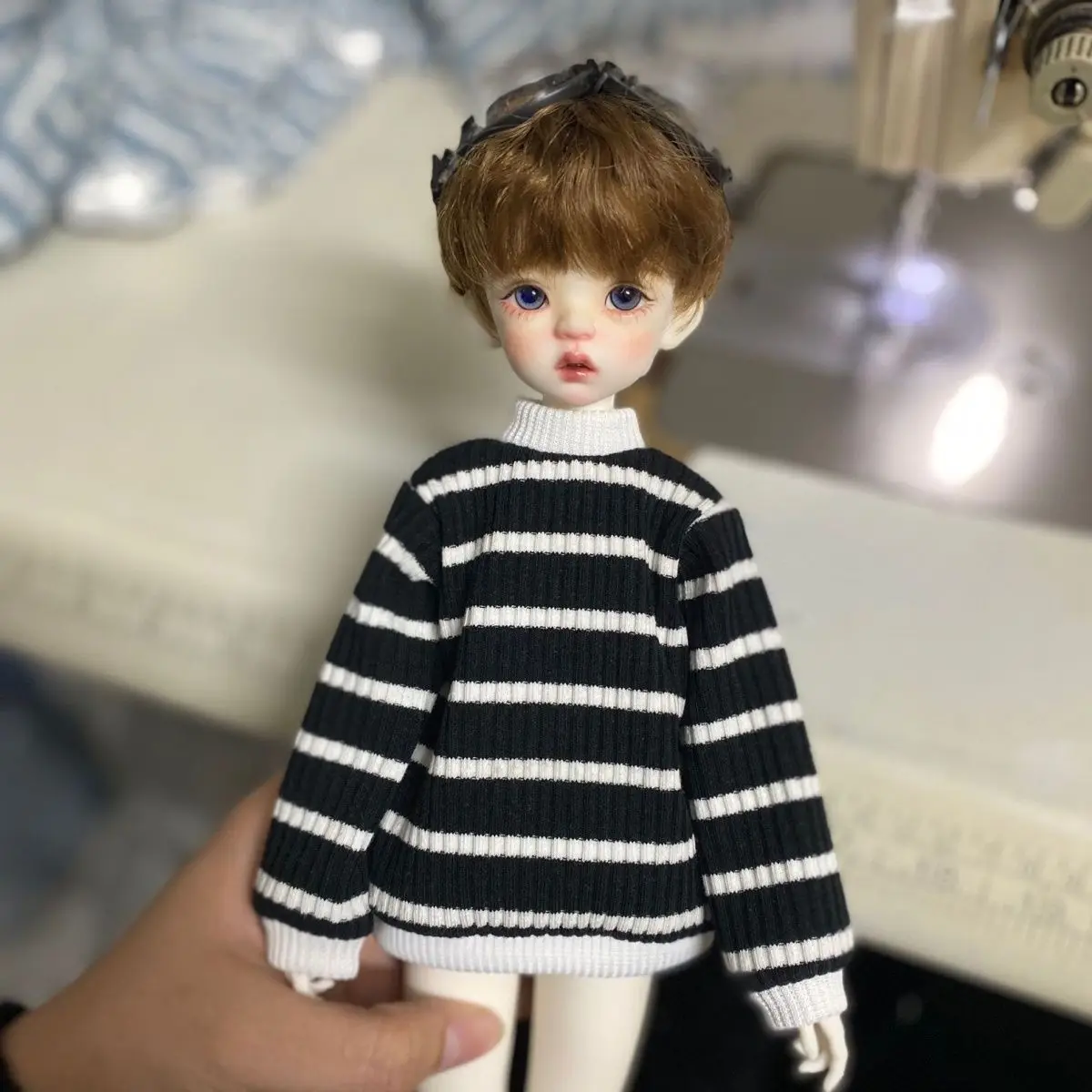(Customized) Doll's Clothes for 1/3 1/4 1/6 Male Female Bjd Doll Long Sleeve Tops Girl Toys Dress Up Doll Accessories, No Doll