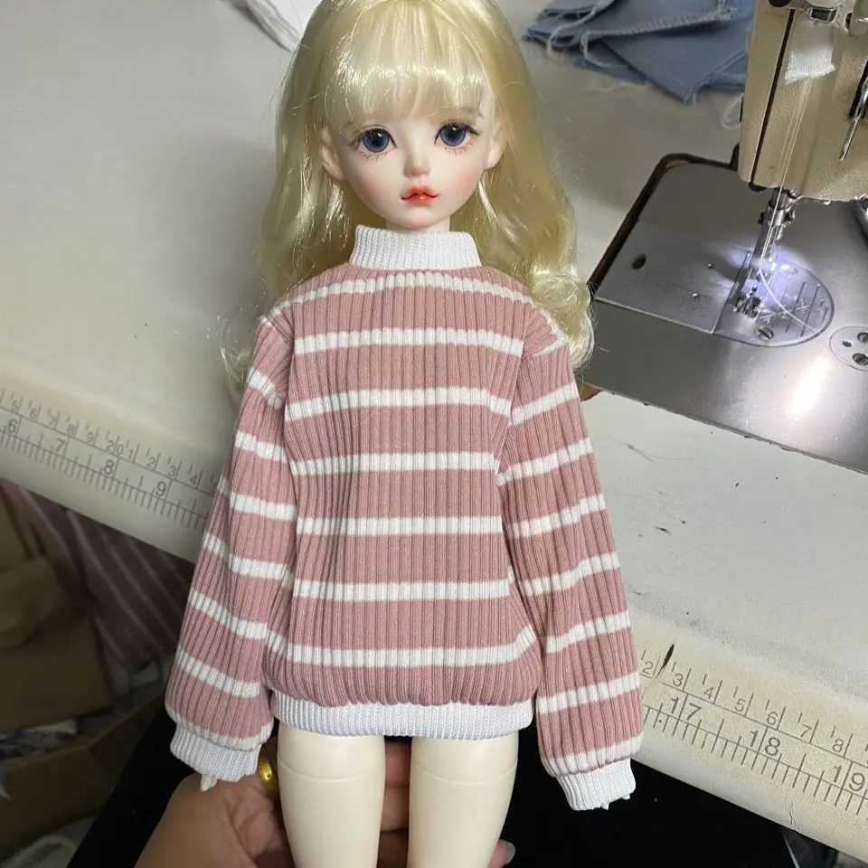 (Customized) Doll's Clothes for 1/3 1/4 1/6 Male Female Bjd Doll Long Sleeve Tops Girl Toys Dress Up Doll Accessories, No Doll