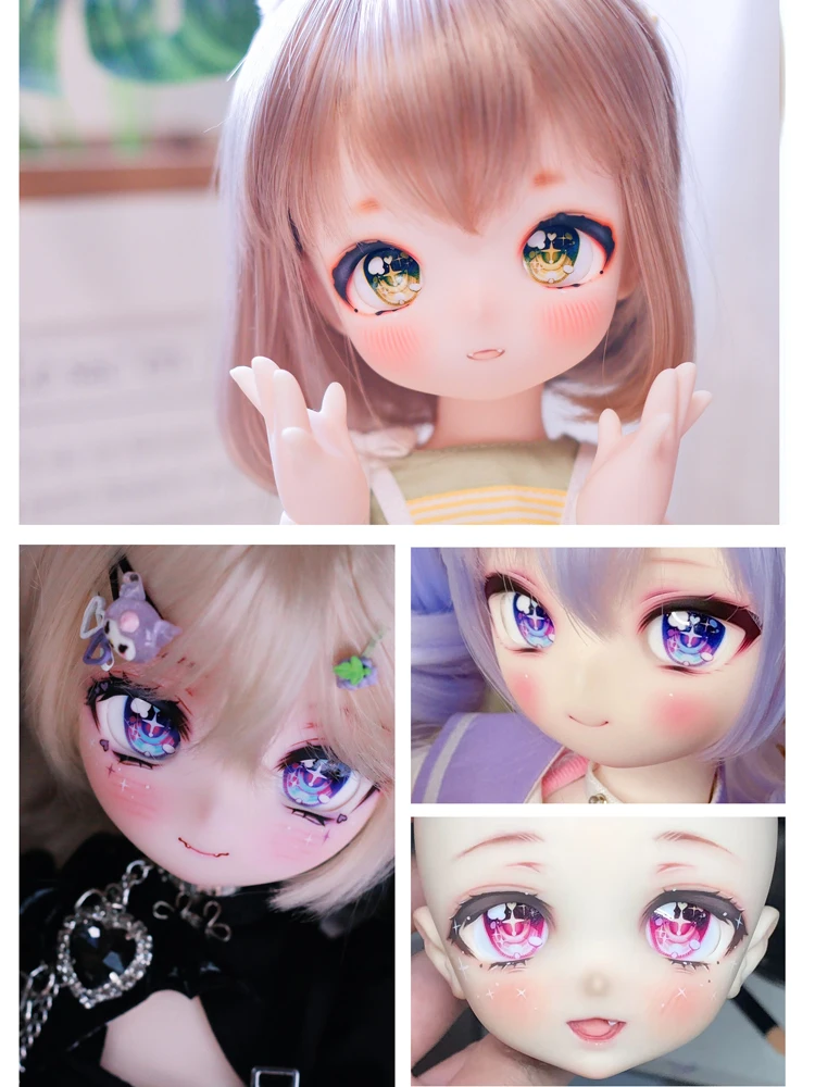 BJD Eyes Doll Metallic Effect Eyes 10mm-24mm Doll Acrylic Eyes for 1/8 1/6 1/4 1/3 BJD SD Doll Accessories Doll Eyes