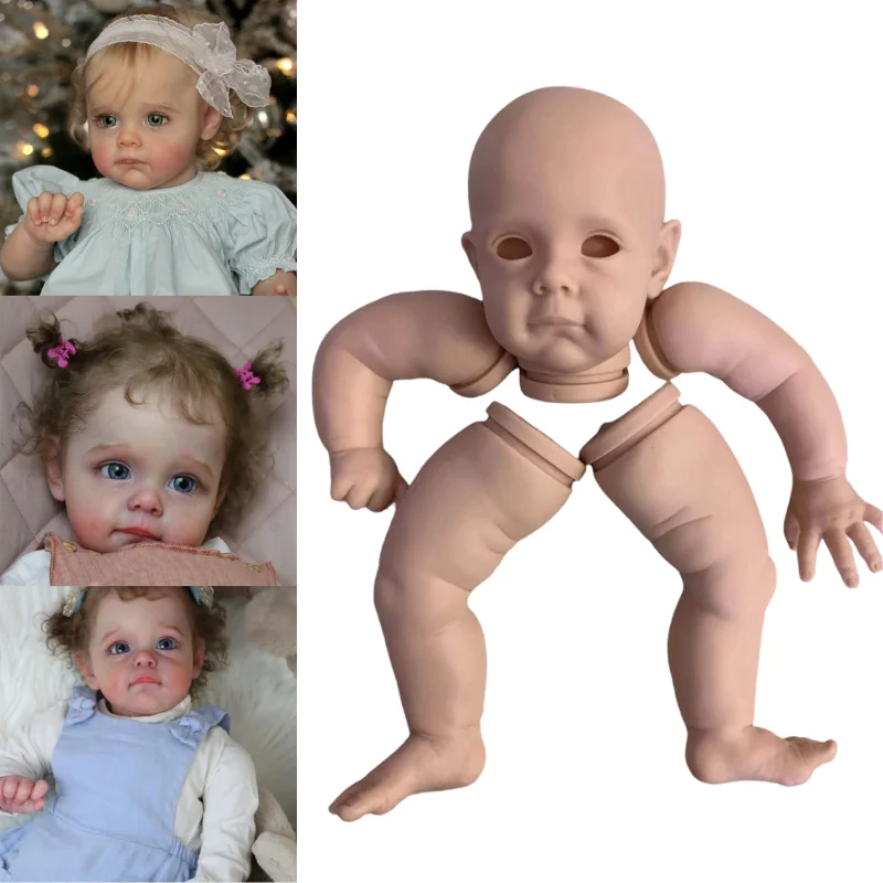 22Inch Bebe Reborn Kit Maggi Truly Baby Vinyl Gentle Touch Unpainted Unassembled Blank Parts DIY Baby Molds For Girl Maggie