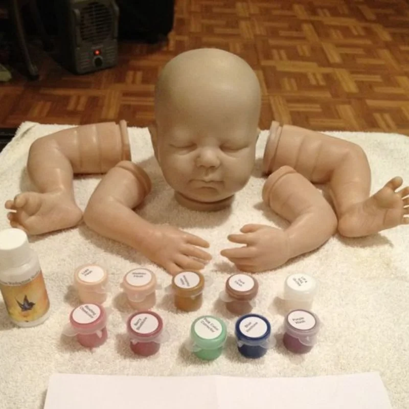 22Inch Bebe Reborn Kit Maggi Truly Baby Vinyl Gentle Touch Unpainted Unassembled Blank Parts DIY Baby Molds For Girl Maggie