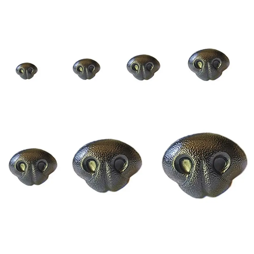10Pcs 15/18/21mm Dog Noses Smooth Plug-in Animal Plastic Noses DIY Accessories For Crochet Toy Doll Making Supply Amigurumi Doll