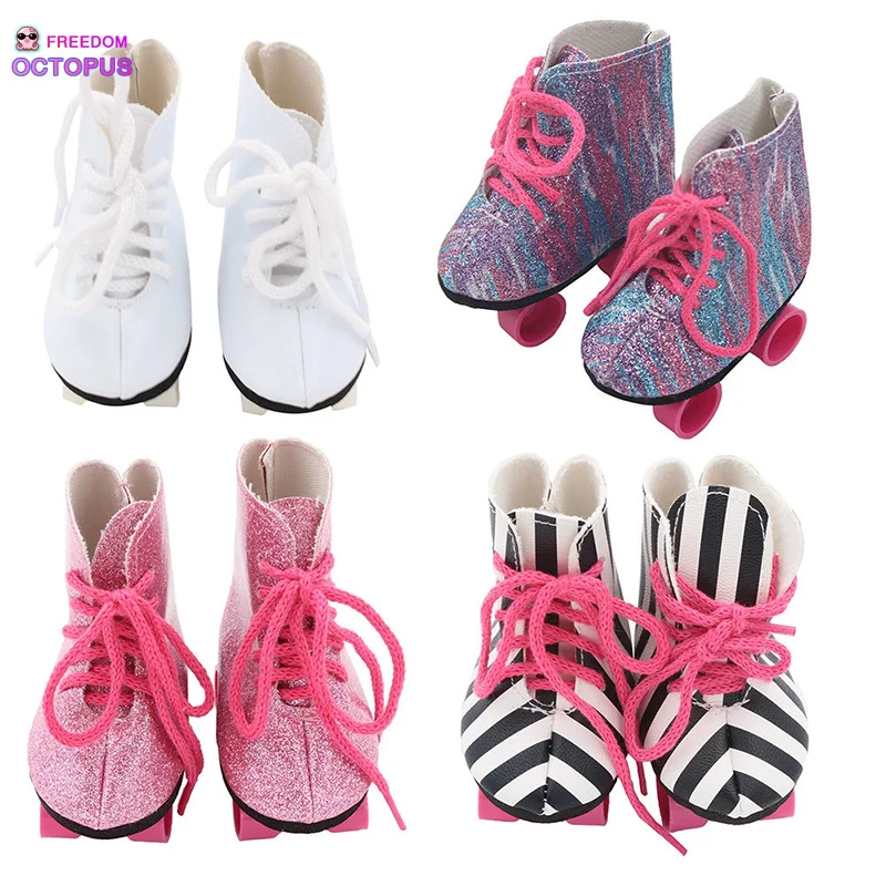 7 cm Doll Shoes For 18 Inch American Doll & 43 cm Born Baby Doll Boots For 43 cm Baby, Nenuco,Our Generation,Girl's Gift