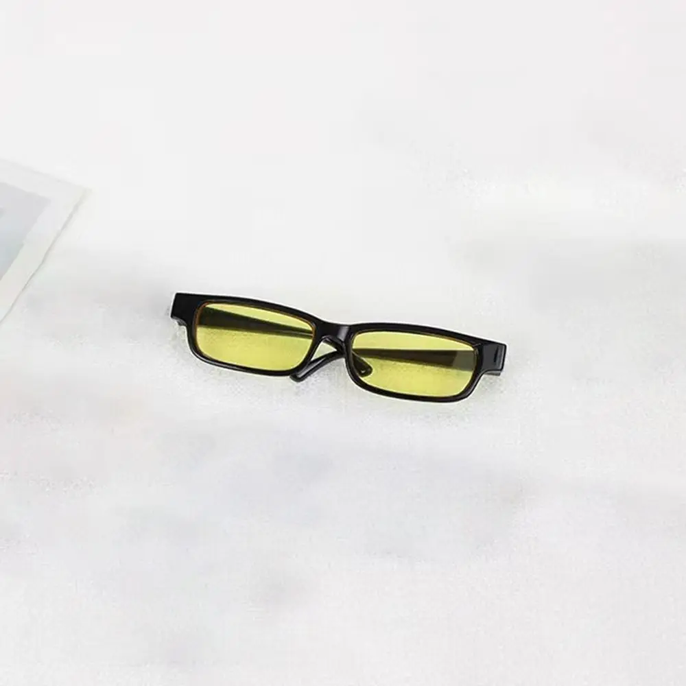1PC Miniature Doll Glasses Lovely Eyewear Clear Lens Eyeglasses For Blythe Doll Accessories 20CM Plush Doll Glasses Accessory