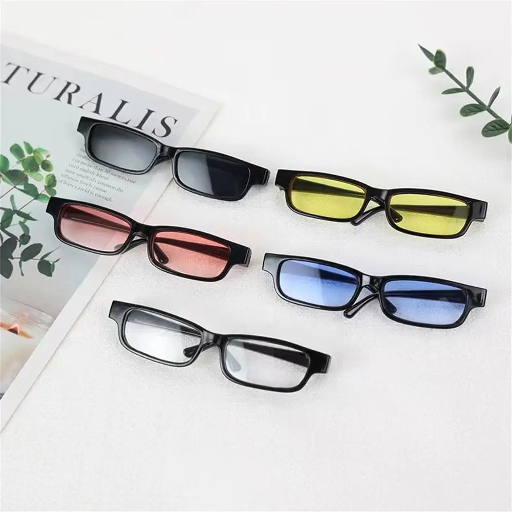 1PC Miniature Doll Glasses Lovely Eyewear Clear Lens Eyeglasses For Blythe Doll Accessories 20CM Plush Doll Glasses Accessory
