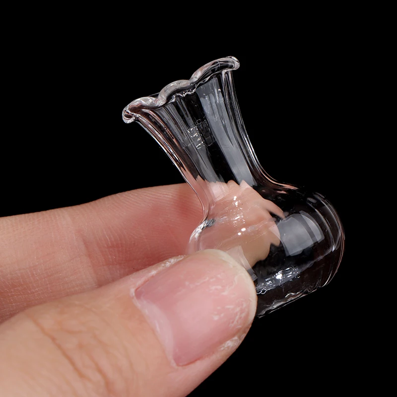 1:12 Dollhouse Miniature Flowerpot Vase Glass Basin DIY Furniture Toys
