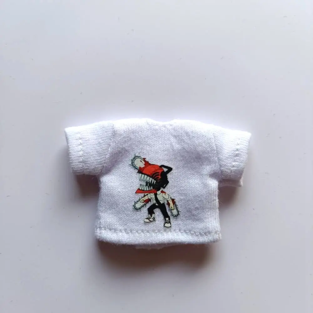 New 1/12 OB11 Baby Clothes Cartoon Cute Print T-Shirt Doll Clothes GSC Element Molly Doll Clothes 1 / 12 BJD Doll Accessories