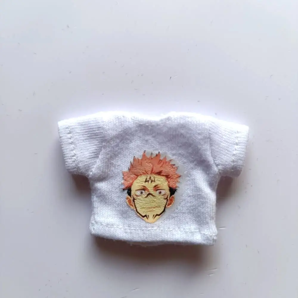 New 1/12 OB11 Baby Clothes Cartoon Cute Print T-Shirt Doll Clothes GSC Element Molly Doll Clothes 1 / 12 BJD Doll Accessories