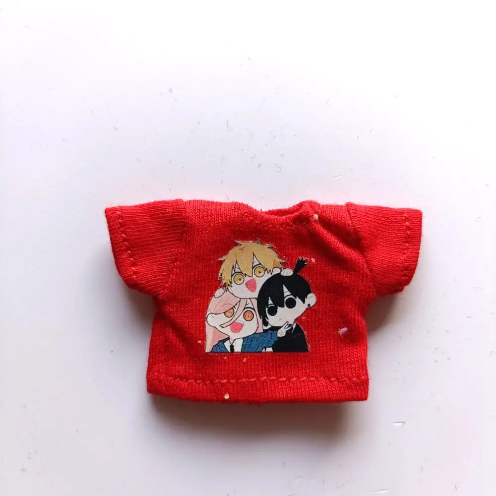 New 1/12 OB11 Baby Clothes Cartoon Cute Print T-Shirt Doll Clothes GSC Element Molly Doll Clothes 1 / 12 BJD Doll Accessories