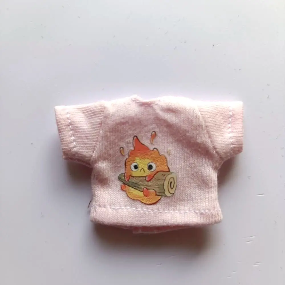 New 1/12 OB11 Baby Clothes Cartoon Cute Print T-Shirt Doll Clothes GSC Element Molly Doll Clothes 1 / 12 BJD Doll Accessories