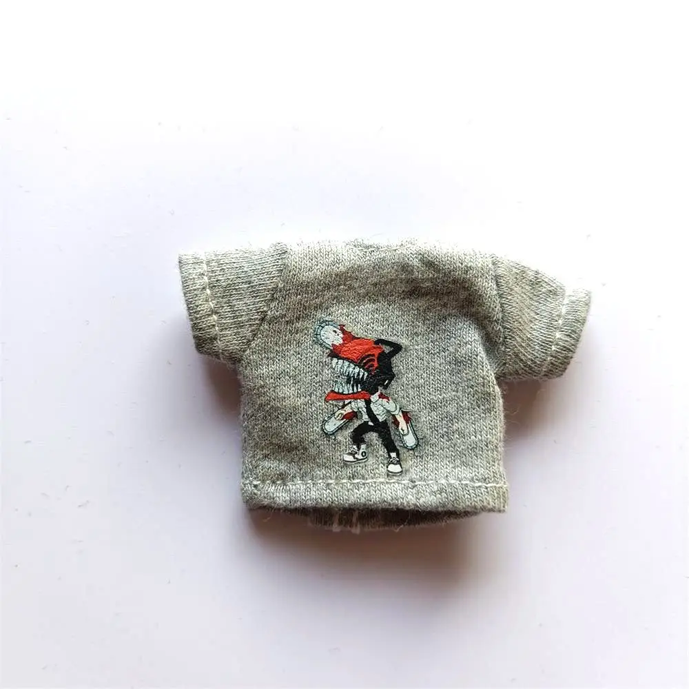 New 1/12 OB11 Baby Clothes Cartoon Cute Print T-Shirt Doll Clothes GSC Element Molly Doll Clothes 1 / 12 BJD Doll Accessories