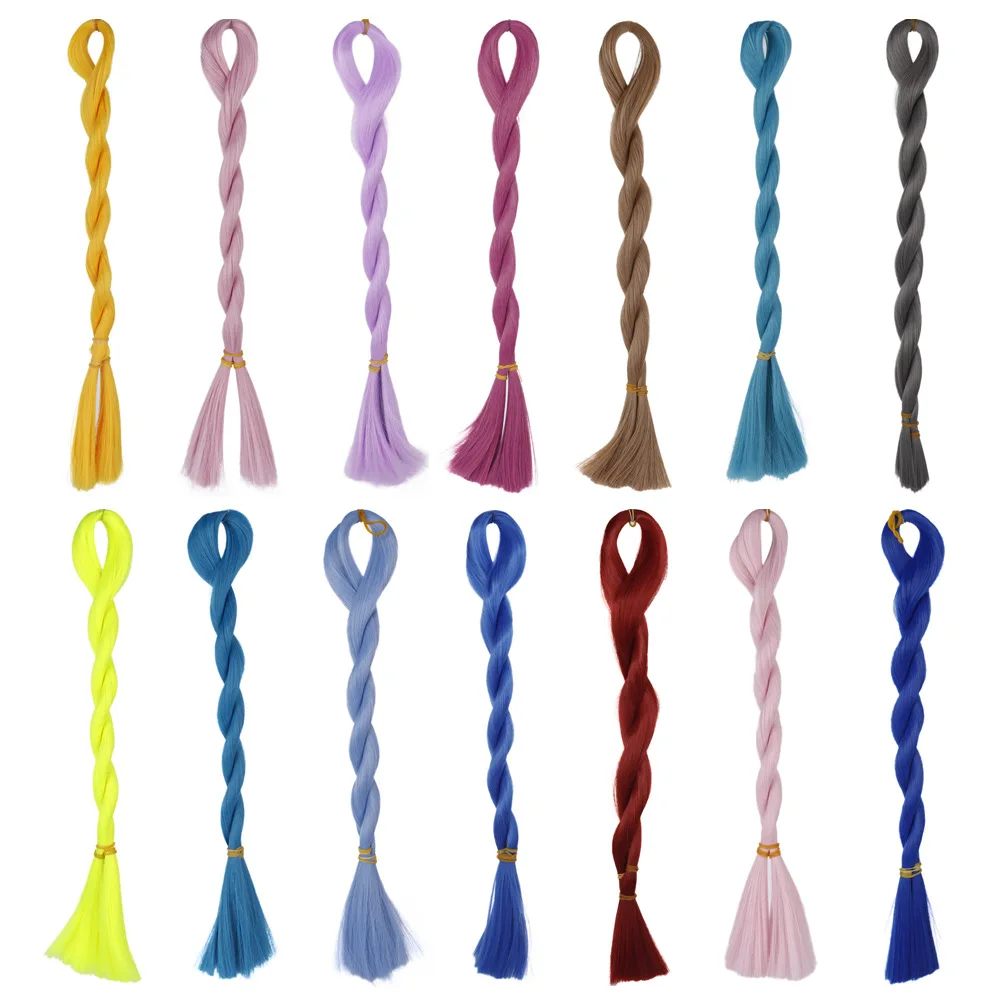 Long Toy Wigs 80cm Long Rooting Breed Doll Hair Tree for DIY Handmade Doll Accessory