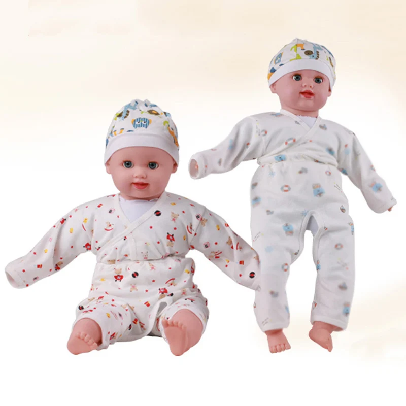50/60cm Reborn Baby Doll with Cloth Body Lifelike Baby for Infant Care Training Soft Touch Moveable Dolls Drop Shipping