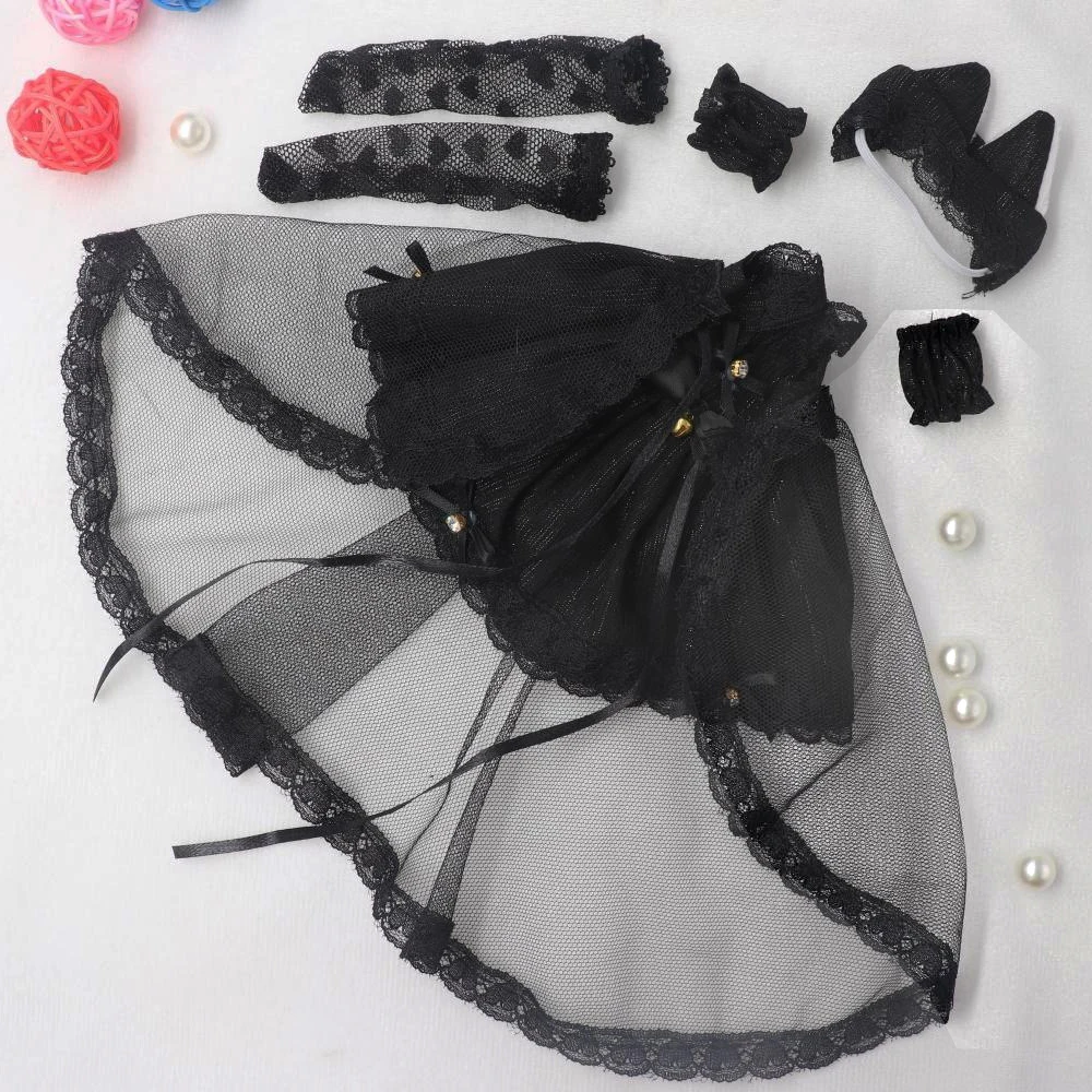 Evening Sequin Dress For 12 inch Dolls Vintage Cute Doll Clothes 30cm Dresses for Girls Festival Outfit Pleated Skirt for Summer