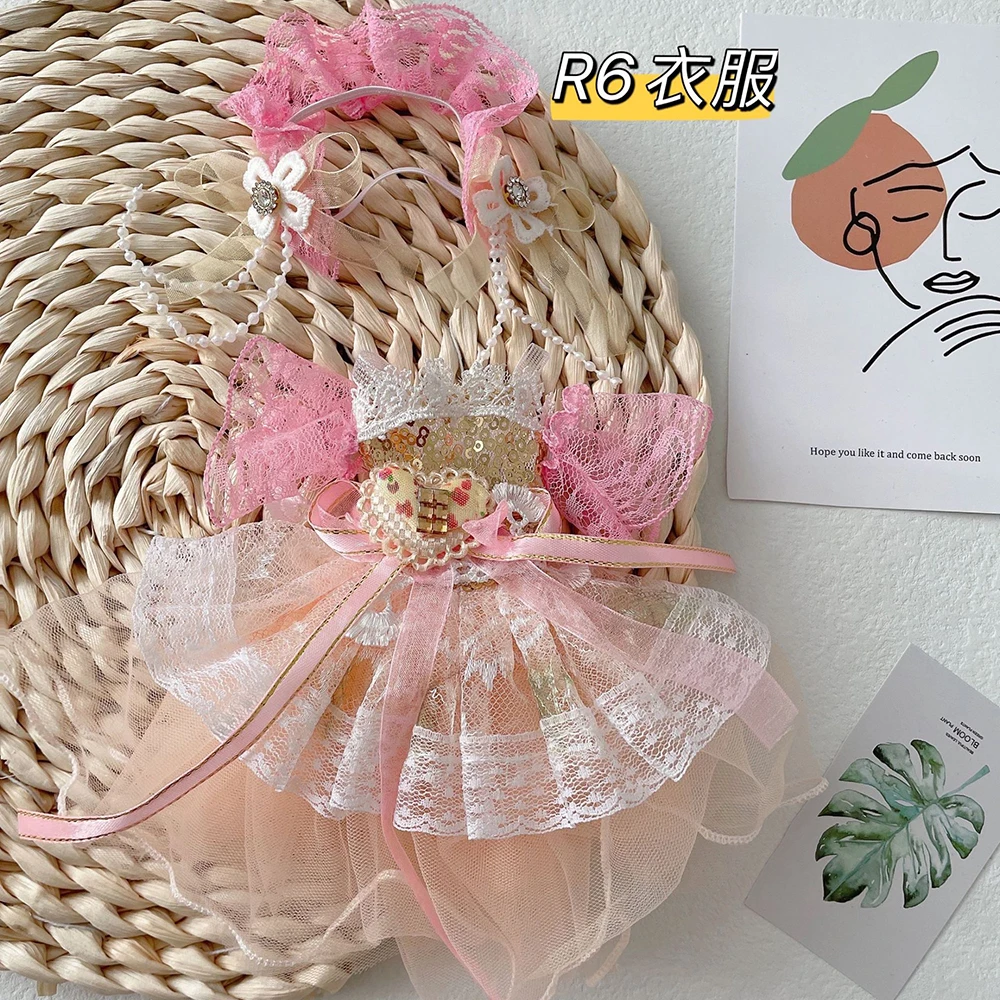 Evening Sequin Dress For 12 inch Dolls Vintage Cute Doll Clothes 30cm Dresses for Girls Festival Outfit Pleated Skirt for Summer