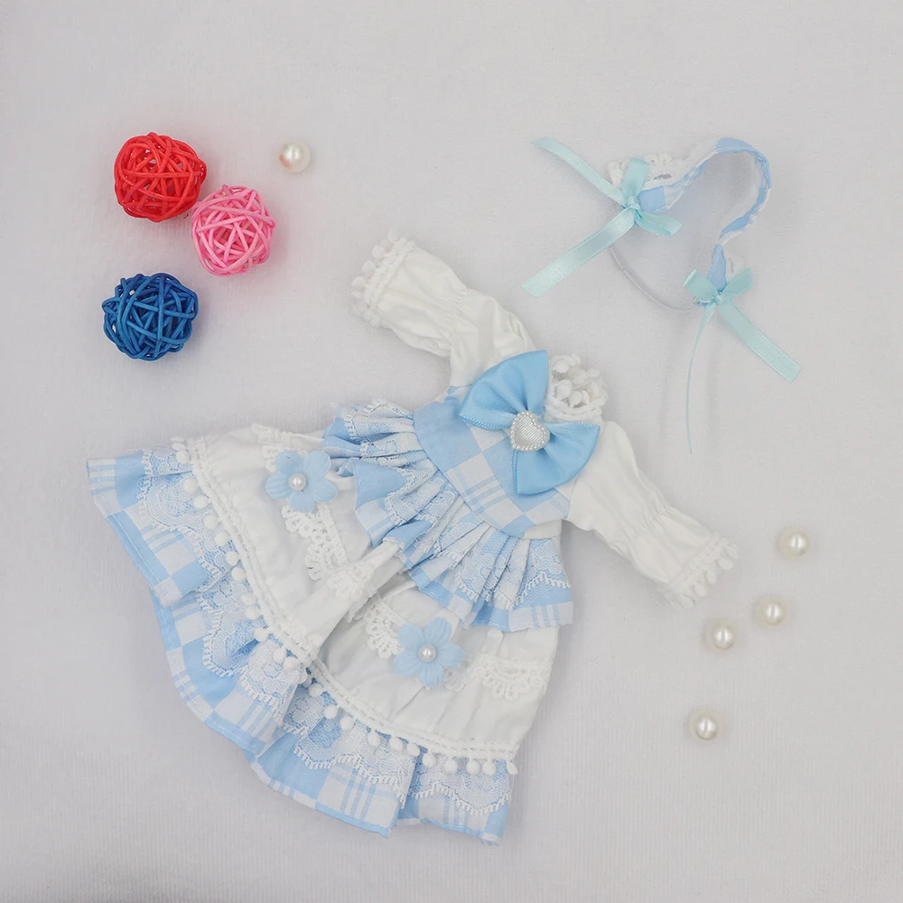 Evening Sequin Dress For 12 inch Dolls Vintage Cute Doll Clothes 30cm Dresses for Girls Festival Outfit Pleated Skirt for Summer
