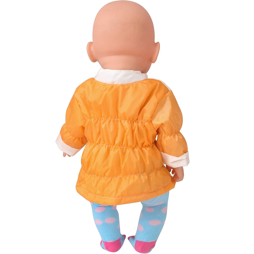 New Born Baby Doll Clothes Hooded Sweater for 18" Girl Doll Jacket Toys Doll Outfits