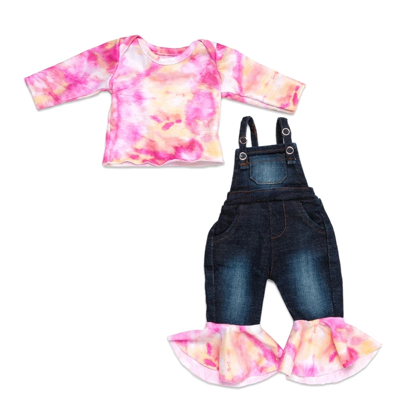 New Born Baby Doll Clothes Hooded Sweater for 18" Girl Doll Jacket Toys Doll Outfits