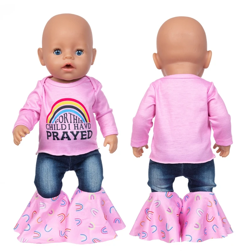 New Born Baby Doll Clothes Hooded Sweater for 18" Girl Doll Jacket Toys Doll Outfits