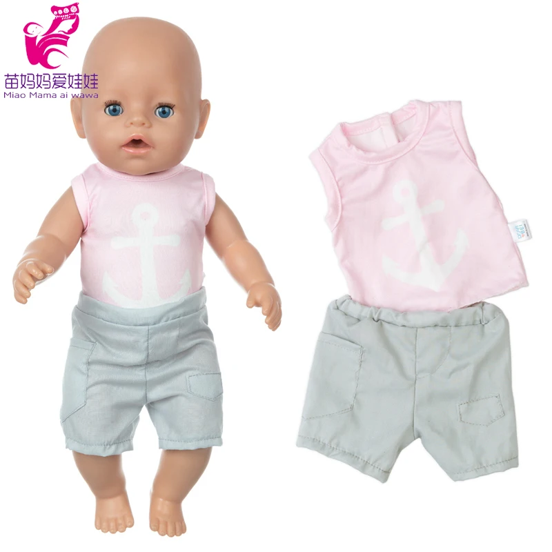 New Born Baby Doll Clothes Hooded Sweater for 18" Girl Doll Jacket Toys Doll Outfits