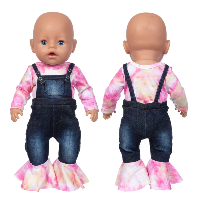 New Born Baby Doll Clothes Hooded Sweater for 18" Girl Doll Jacket Toys Doll Outfits