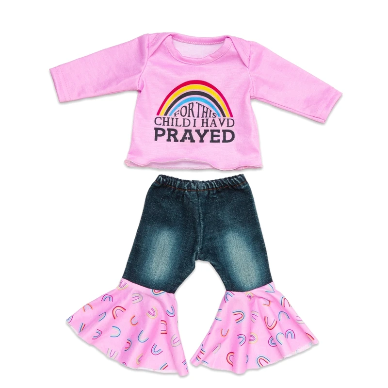 New Born Baby Doll Clothes Hooded Sweater for 18" Girl Doll Jacket Toys Doll Outfits