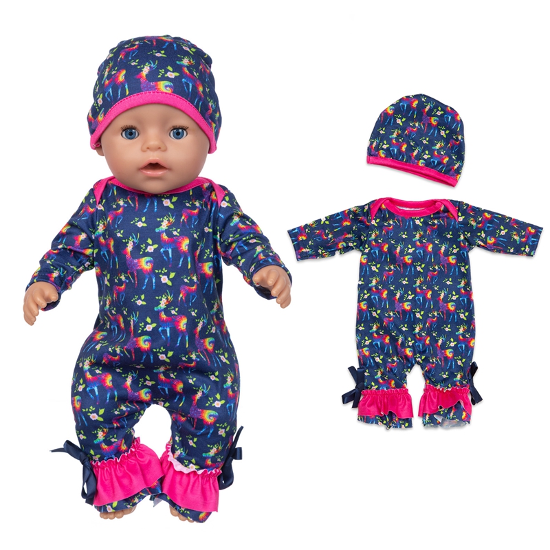 New Born Baby Doll Clothes Hooded Sweater for 18" Girl Doll Jacket Toys Doll Outfits