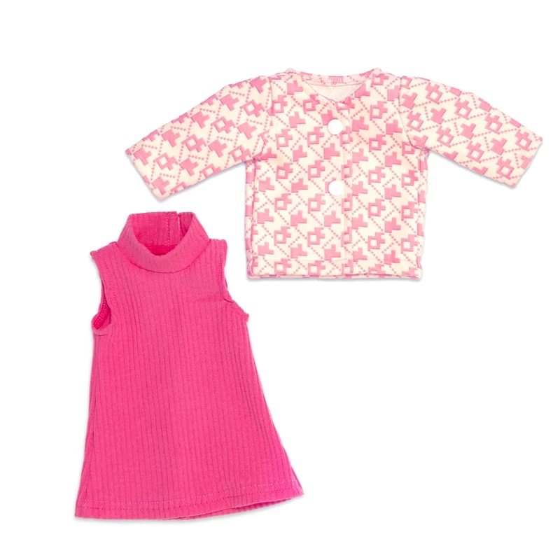 New Born Baby Doll Clothes Hooded Sweater for 18" Girl Doll Jacket Toys Doll Outfits