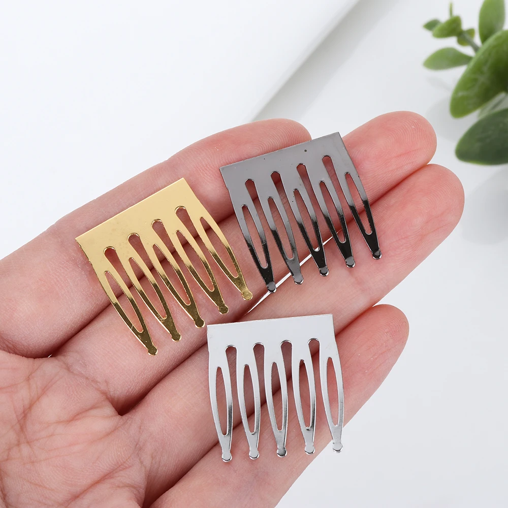 10Pcs Doll Hair Comb Mini Metal Clip Girl Hair Clip DIY Doll Accessories Doll Hairpin Headwear Princess Kid Hairclip Gift