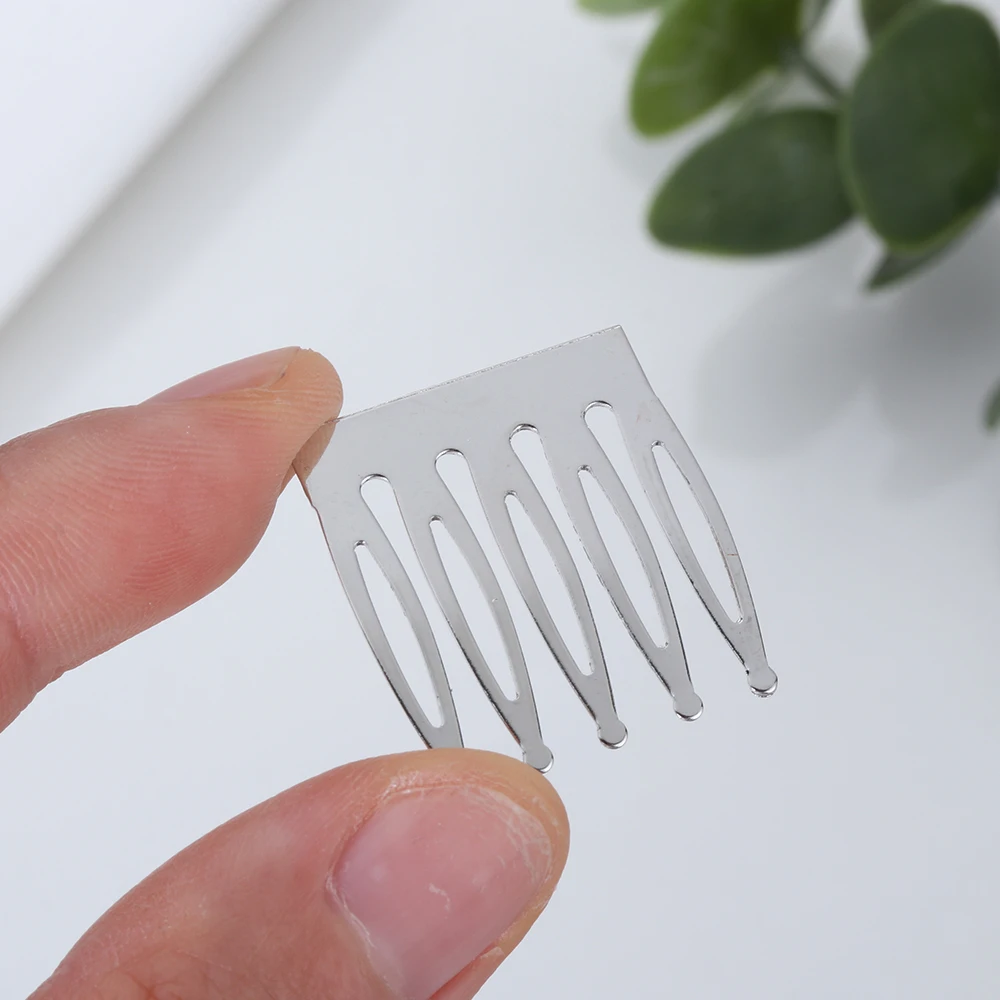 10Pcs Doll Hair Comb Mini Metal Clip Girl Hair Clip DIY Doll Accessories Doll Hairpin Headwear Princess Kid Hairclip Gift