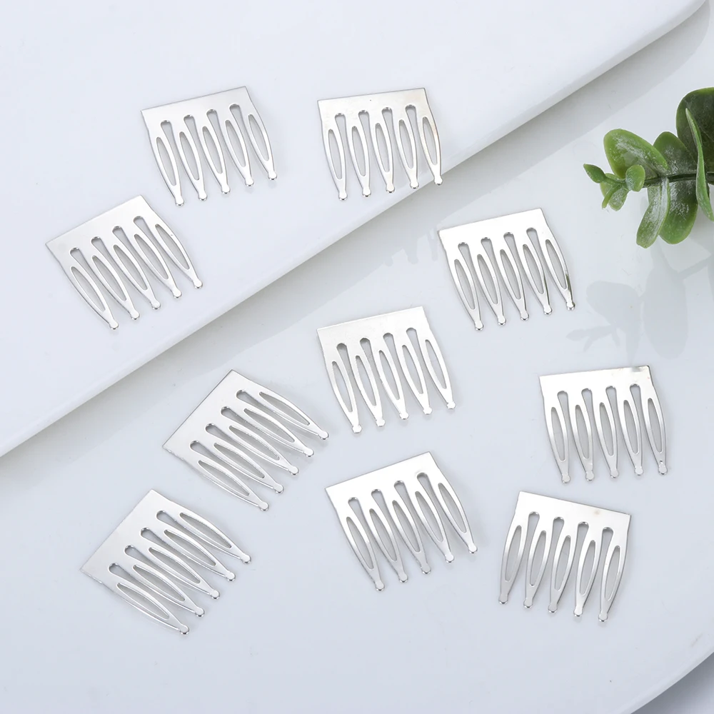 10Pcs Doll Hair Comb Mini Metal Clip Girl Hair Clip DIY Doll Accessories Doll Hairpin Headwear Princess Kid Hairclip Gift