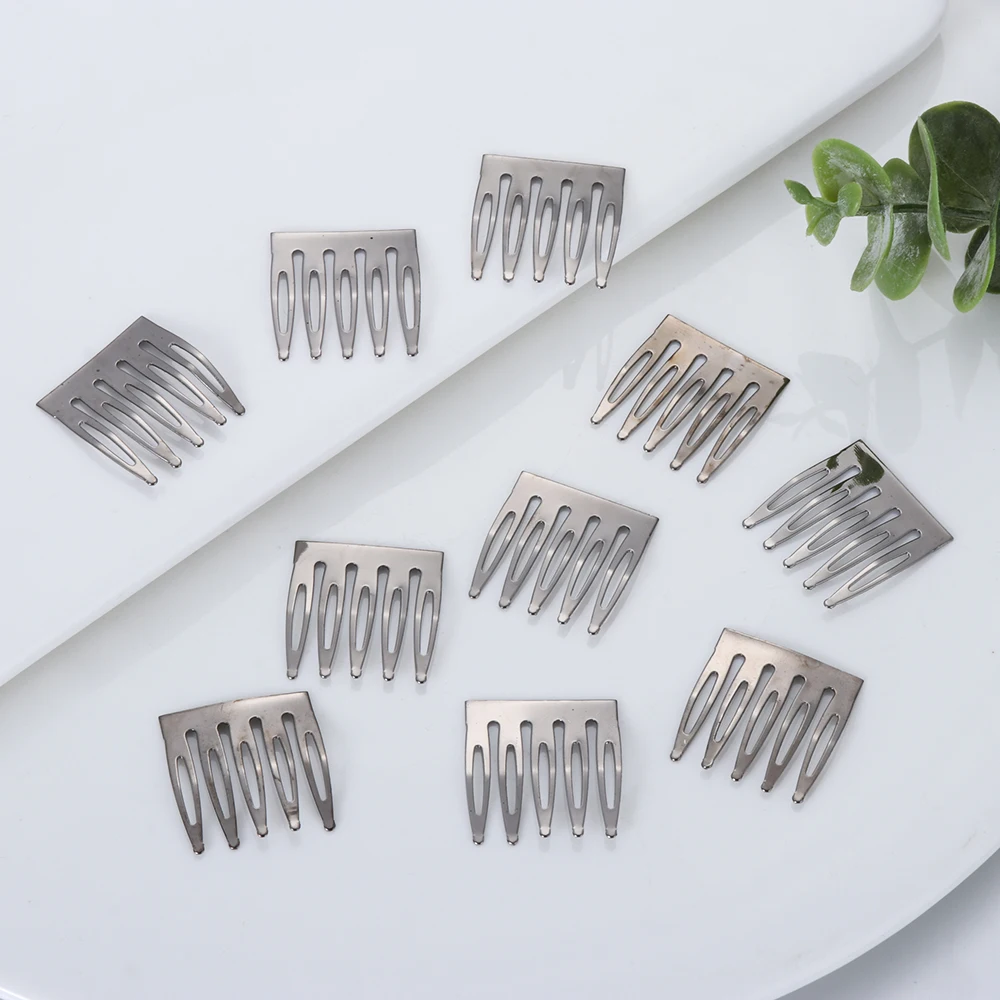 10Pcs Doll Hair Comb Mini Metal Clip Girl Hair Clip DIY Doll Accessories Doll Hairpin Headwear Princess Kid Hairclip Gift