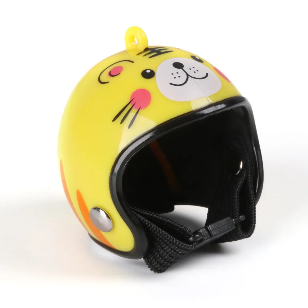 Dollhouse Helmet Cute Miniature Dollhouse Mini Helmet Toy for Doll House Accessories Sun Rain Protection Hats Chicken Helmet