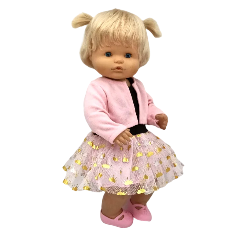 40cm Baby Dolls Clothes Coat 16 Inch Nenuco Ropa Y Su Hermanita Children Girl's Gift Toys Wears