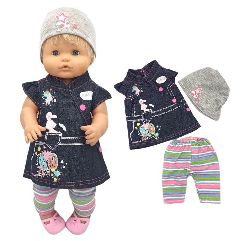 40cm Baby Dolls Clothes Coat 16 Inch Nenuco Ropa Y Su Hermanita Children Girl's Gift Toys Wears
