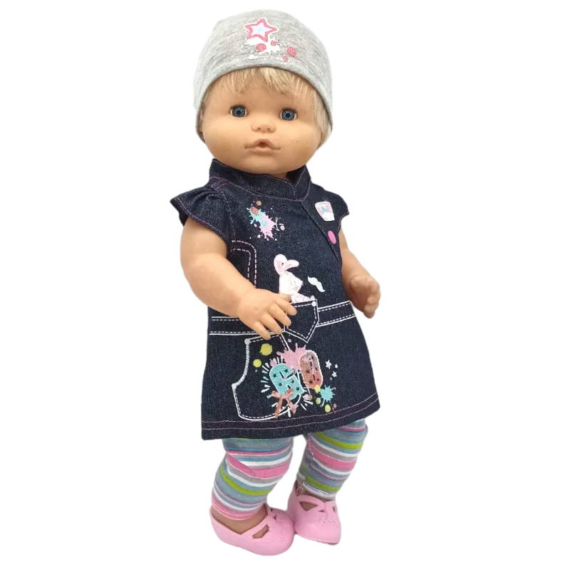 40cm Baby Dolls Clothes Coat 16 Inch Nenuco Ropa Y Su Hermanita Children Girl's Gift Toys Wears